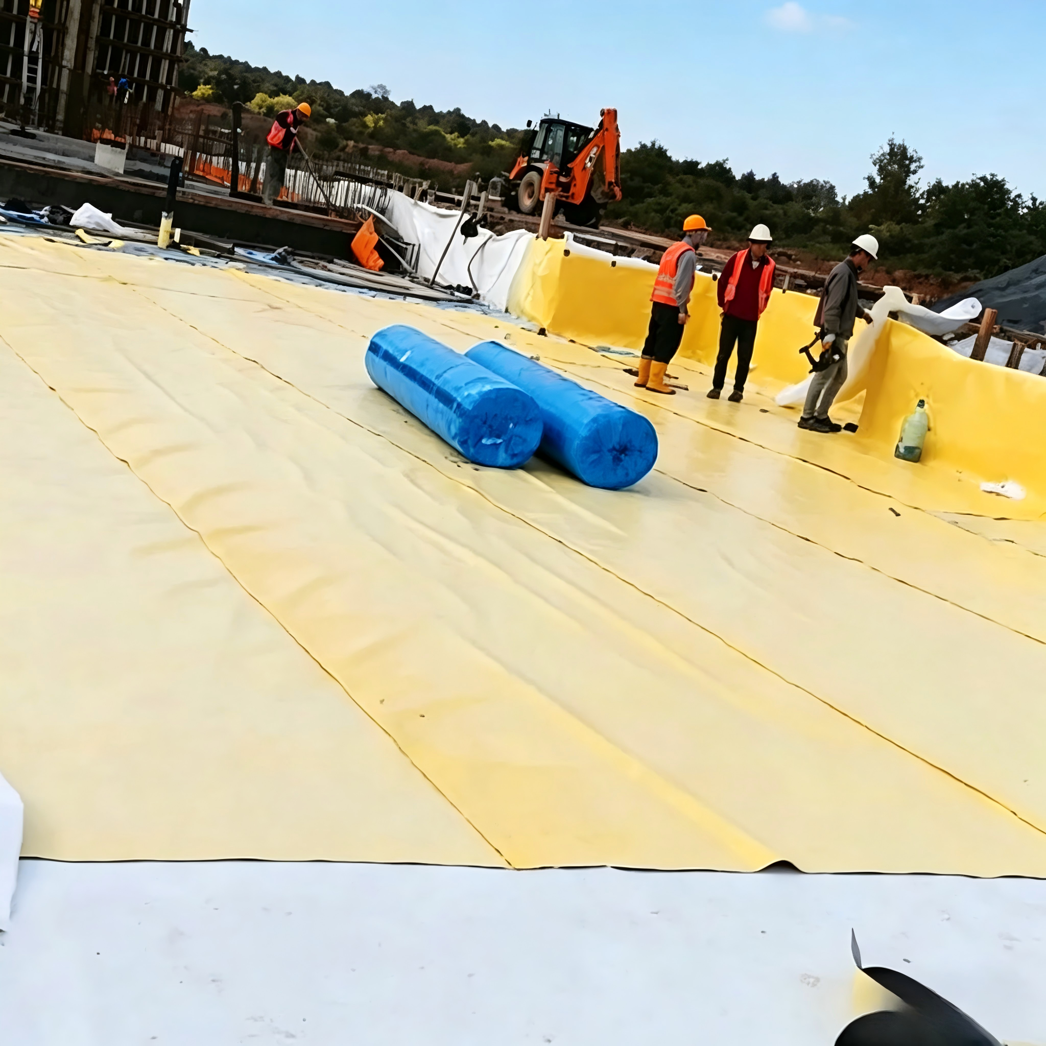 géomembrane en PVC (polychlorure de vinyle)