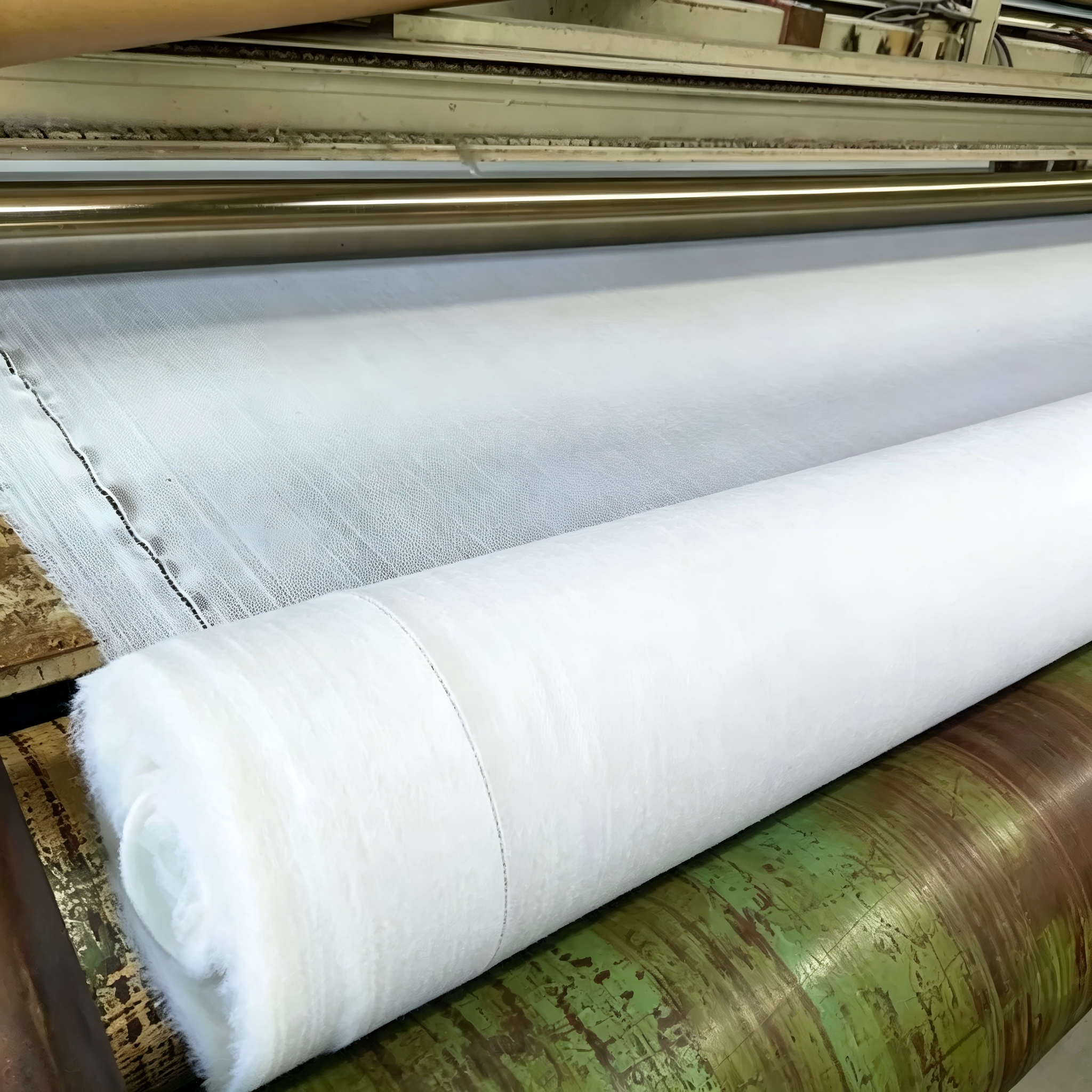Géotextile non tissé aiguilleté en fibre longue continue 100% Polyester pour la filtration du sable, le renforcement des chaussées