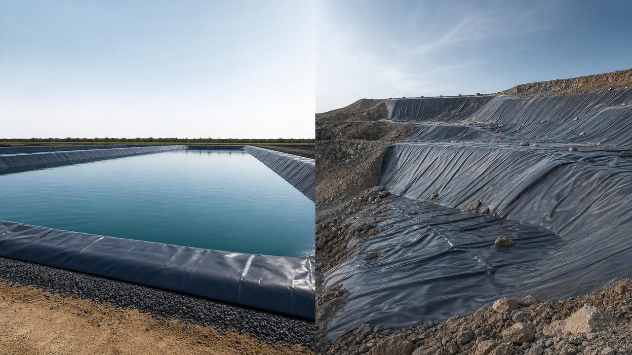 Quand choisir une géomembrane en LDPE ou en LLDPE pour le confinement