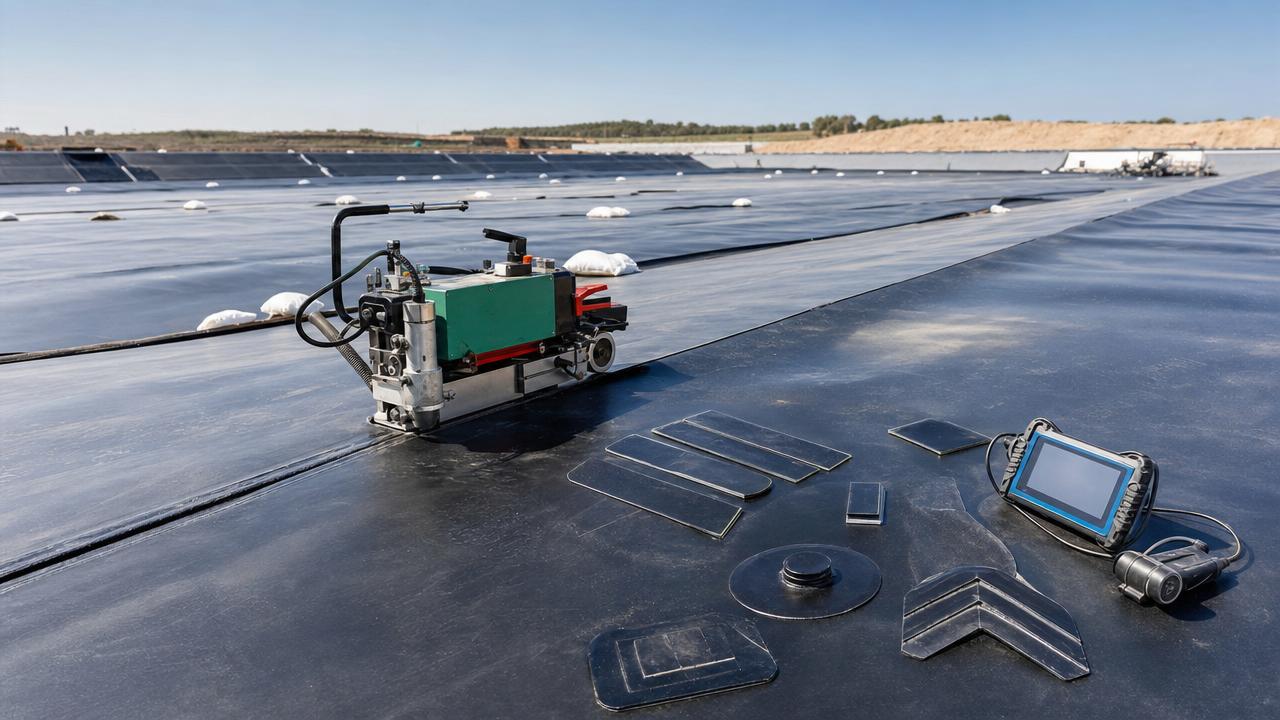 Comment améliorer la qualité du soudage des géomembranes sur site