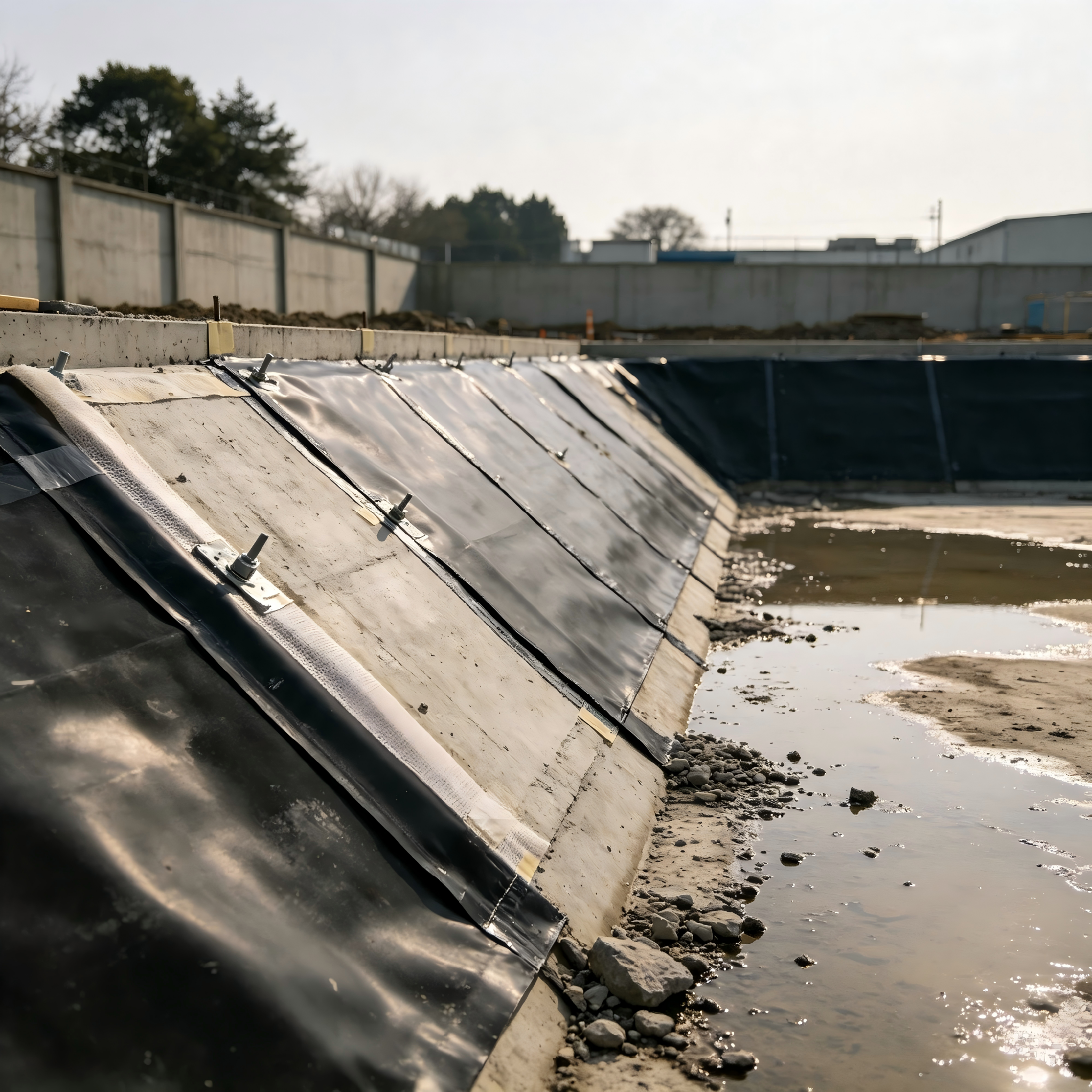 Prix fabricant de géomembrane HDPE imperméable et étanche pour barrage/décharge/lac/biogaz/bassin d’élevage de poissons et de crevettes