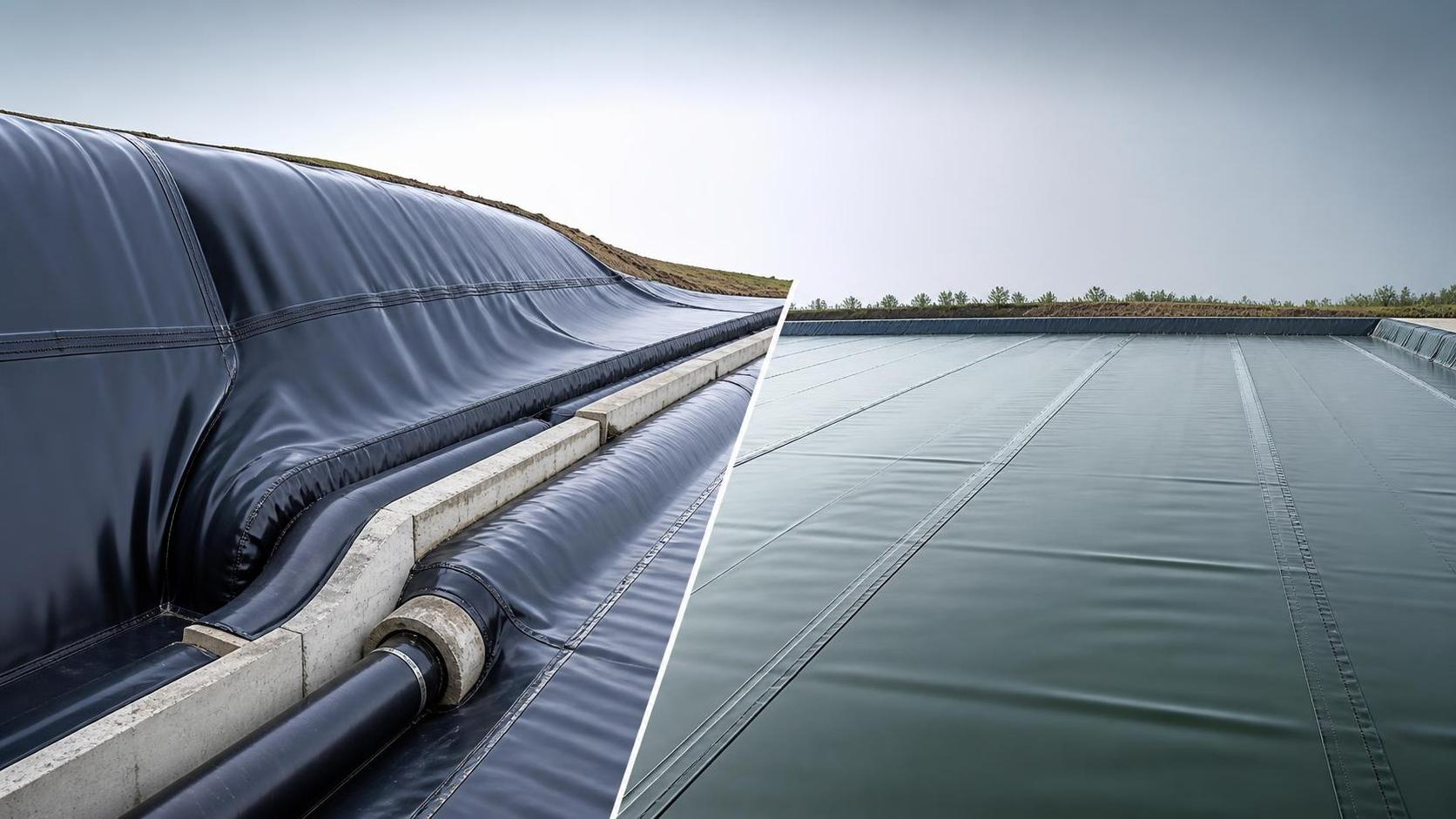 Géomembrane en PVC ou en PEHD : quelle membrane convient aux conditions d’installation flexibles ?