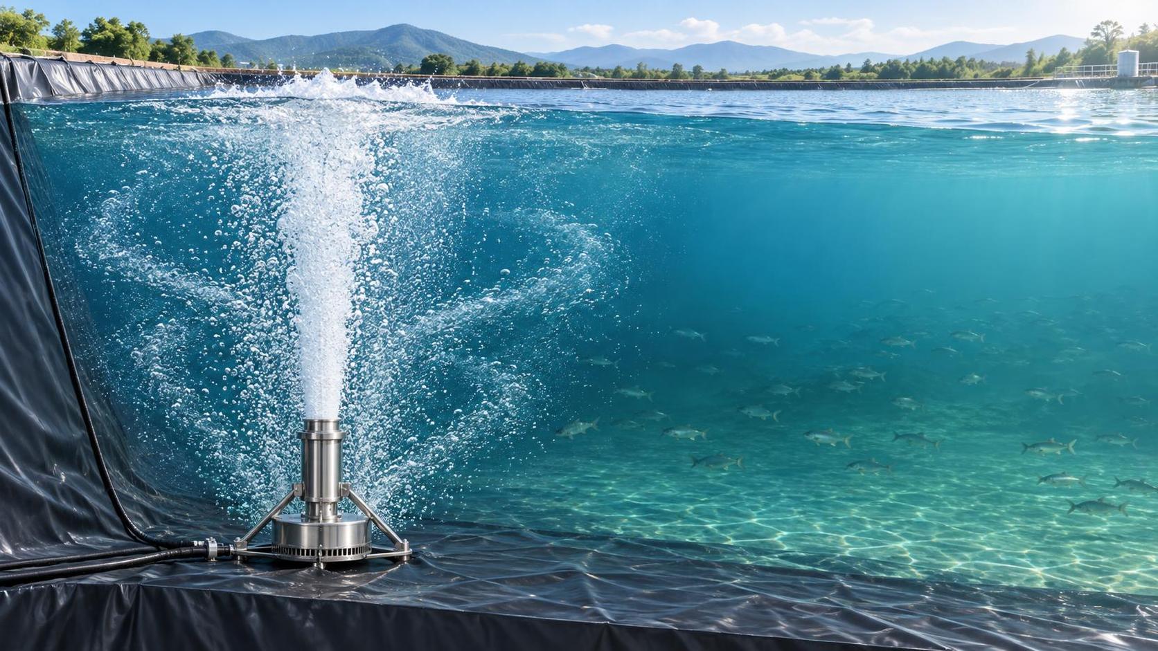 Quand un aérateur éruptif convient aux étangs d’aquaculture profonds