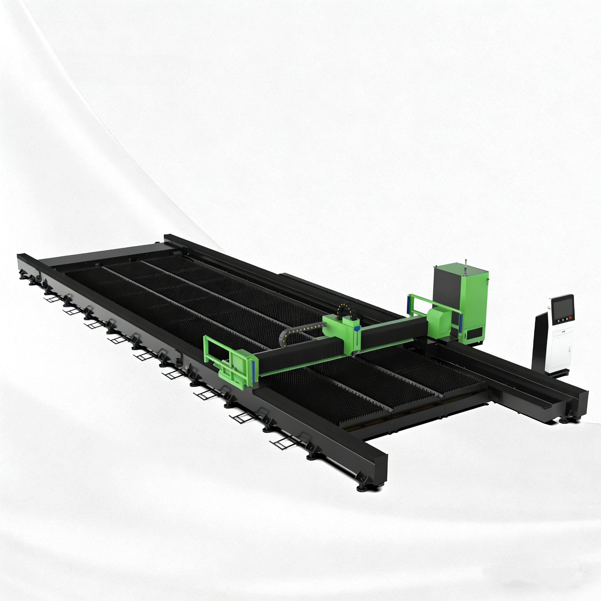 large Size ground rail Sheet Laser Cutter