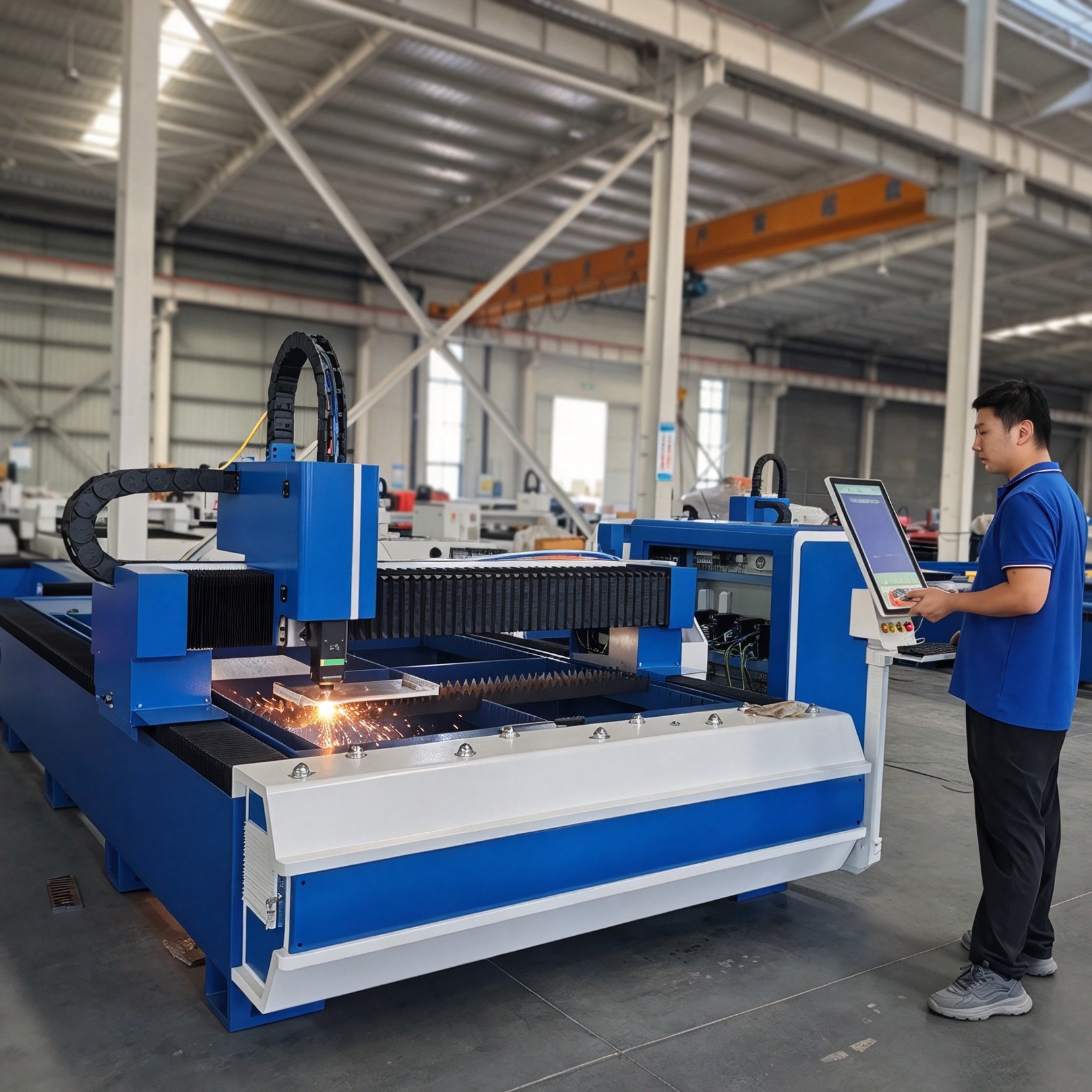 Fiber laser cutter B3216-3KW