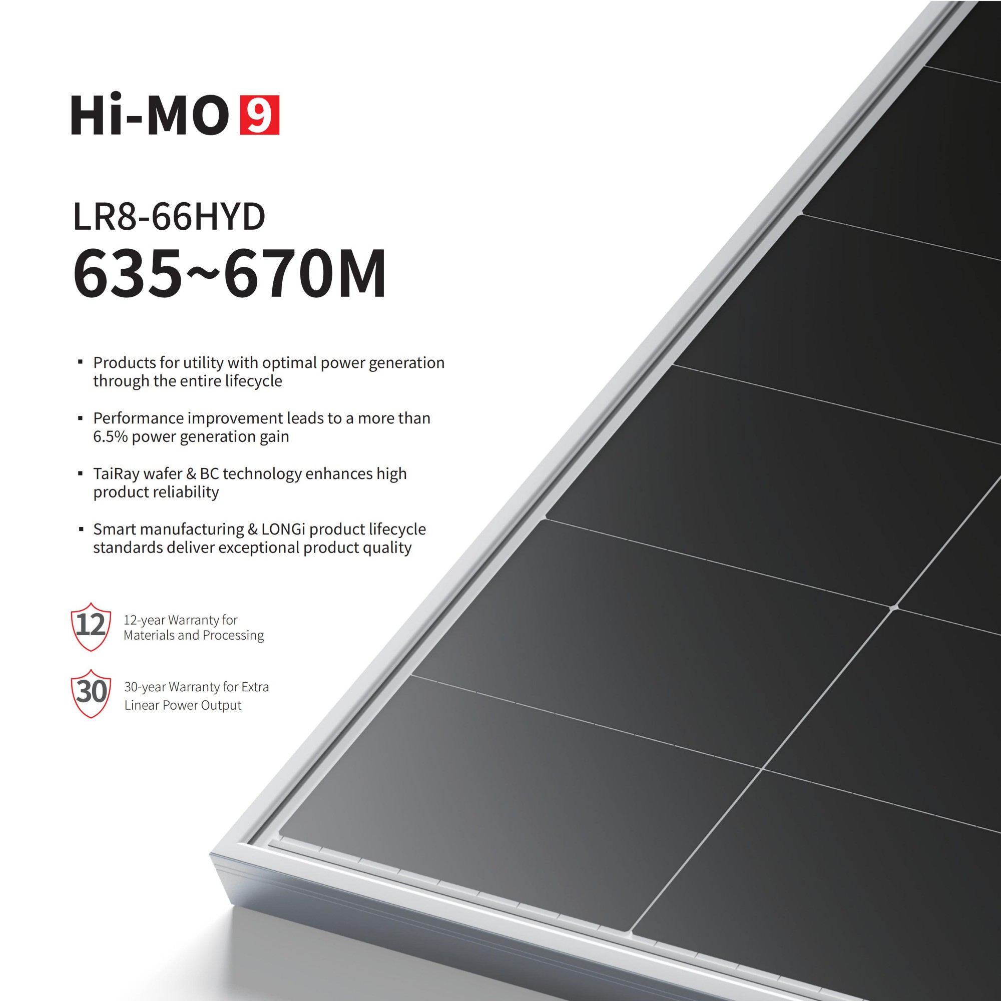 Hi-MO9 LR8-66HYD 635~670M Hi-MO9 LR8-66HYD 635~670M