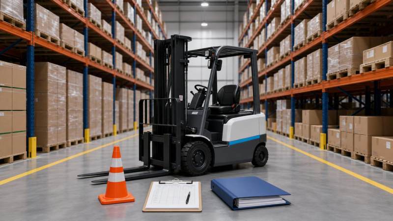 Forklift Safety Compliance Checklist: OSHA Training, Daily Inspections, and Recordkeeping