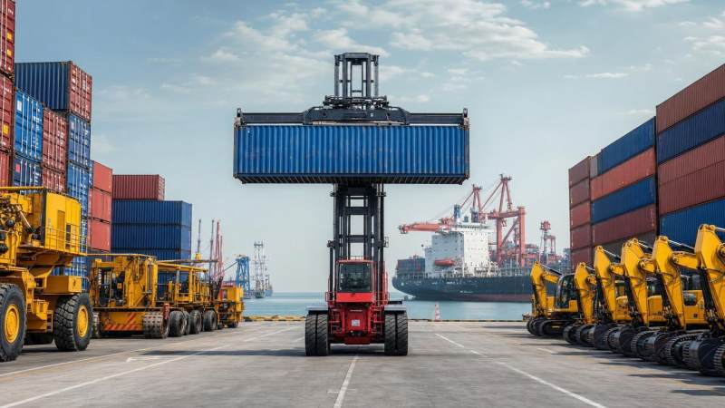 Red Sea Diversions Extend Reach Stacker Lead Times