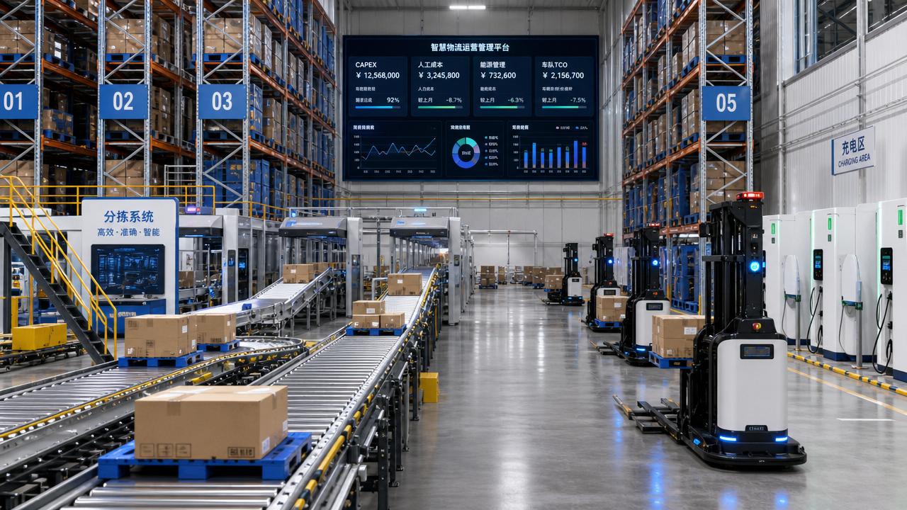 How to Calculate Smart Intralogistics Cost: CAPEX, Labor, Energy, and Fleet TCO