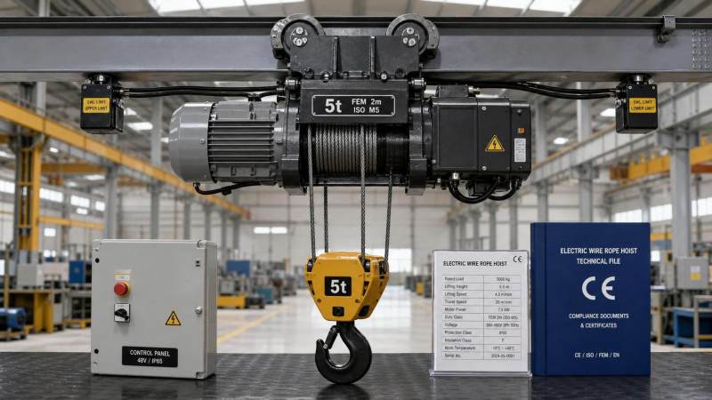 Electric Hoists CE Guide: Key Ratings, Duty Class, and Safety Features to Check