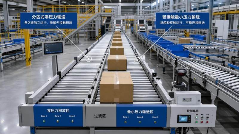 Accumulation Conveyor Systems Explained: Zero-Pressure vs Minimum-Pressure Designs