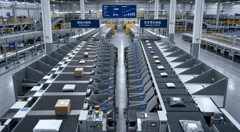 Sliding Shoe Sorter vs Cross-Belt Sorter: Which Fits Parcel and E-Commerce Sorting?