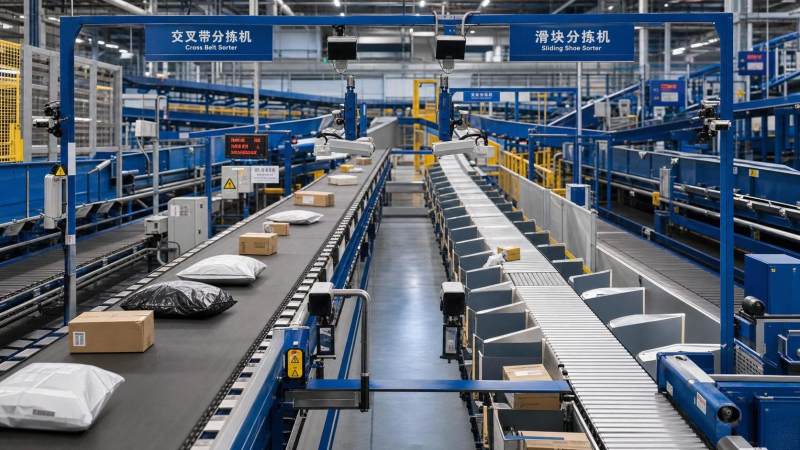 Fulfillment Center Sortation Explained: When to Use Cross-Belt vs Shoe Sorters