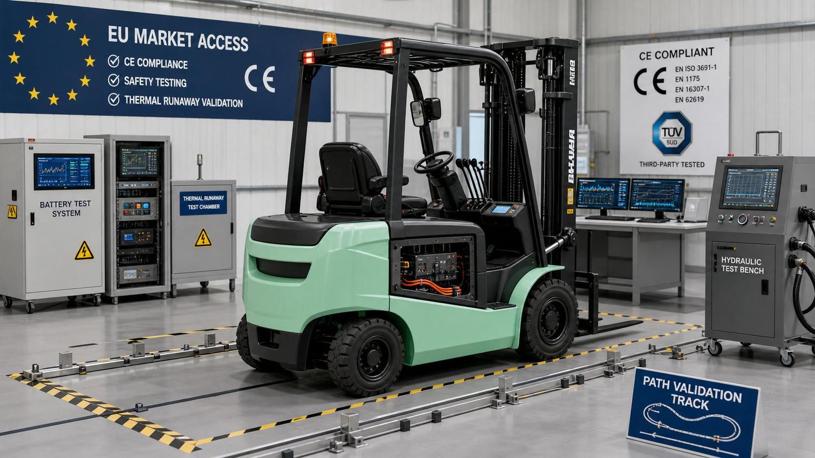 EN 17385:2026 Takes Effect for EU Lithium Forklifts