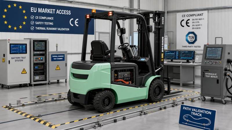 EN 17385:2026 Takes Effect for EU Lithium Forklifts