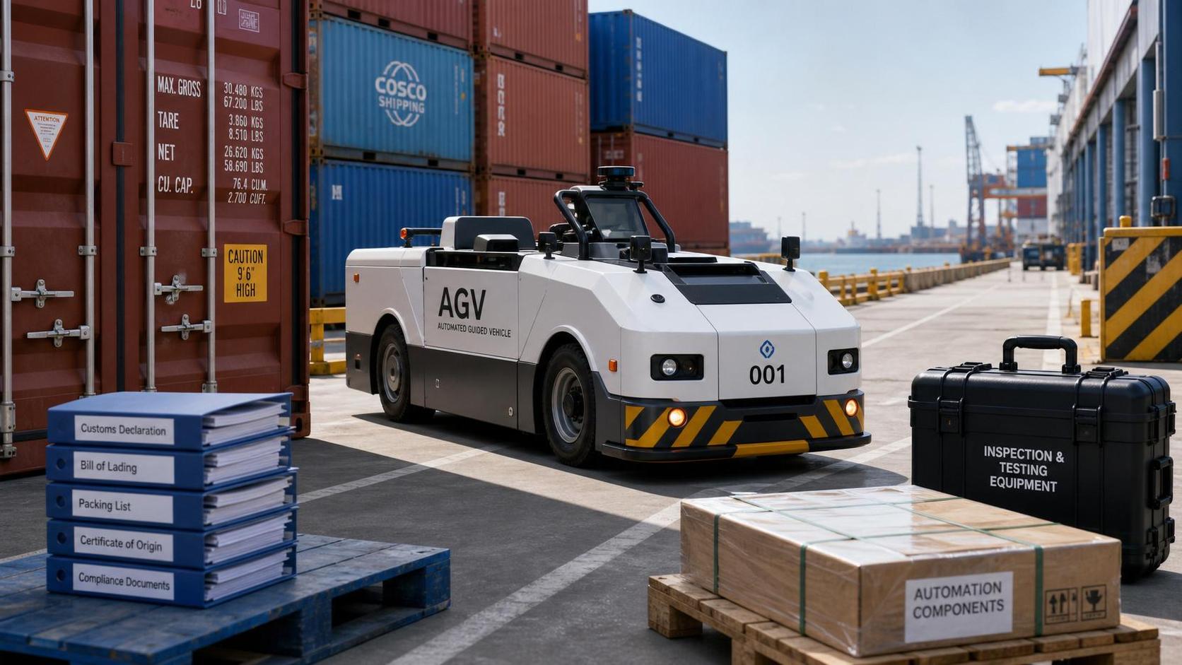 US Port Checks Tighten for AGV Tow Tractors