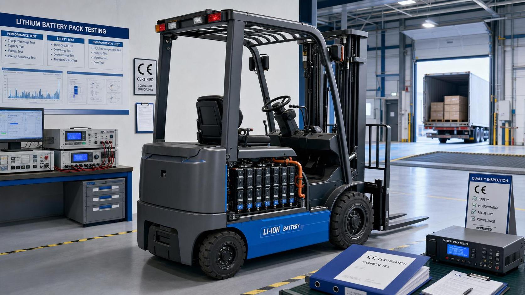 EU Makes EN 17385:2026 Mandatory for Lithium Forklift Exports