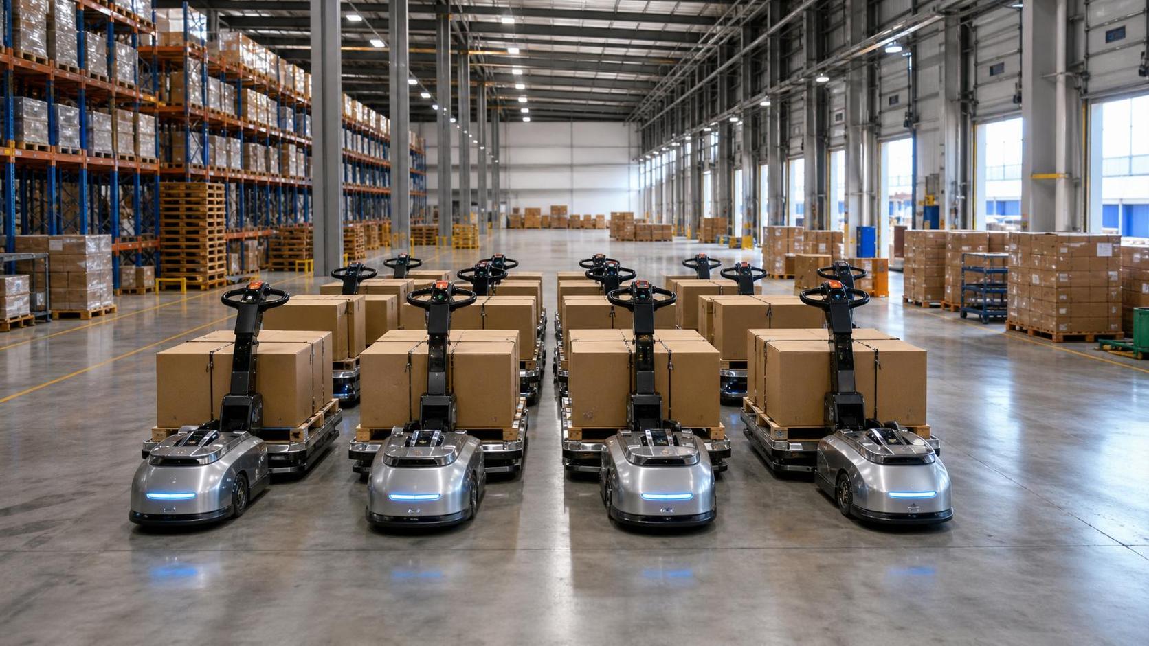 AGV Tow Tractor Orders Jump as SEA Inventory Falls to 2