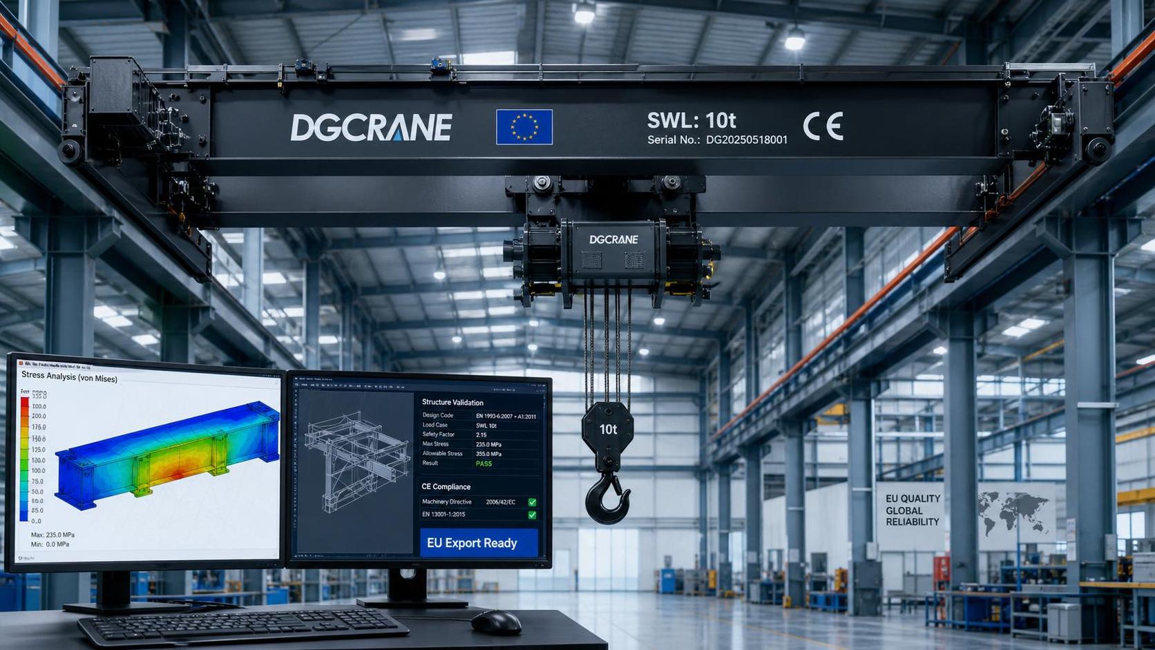 EN 13001-3-1:2026 Adds FEA Checks for EU Crane CE