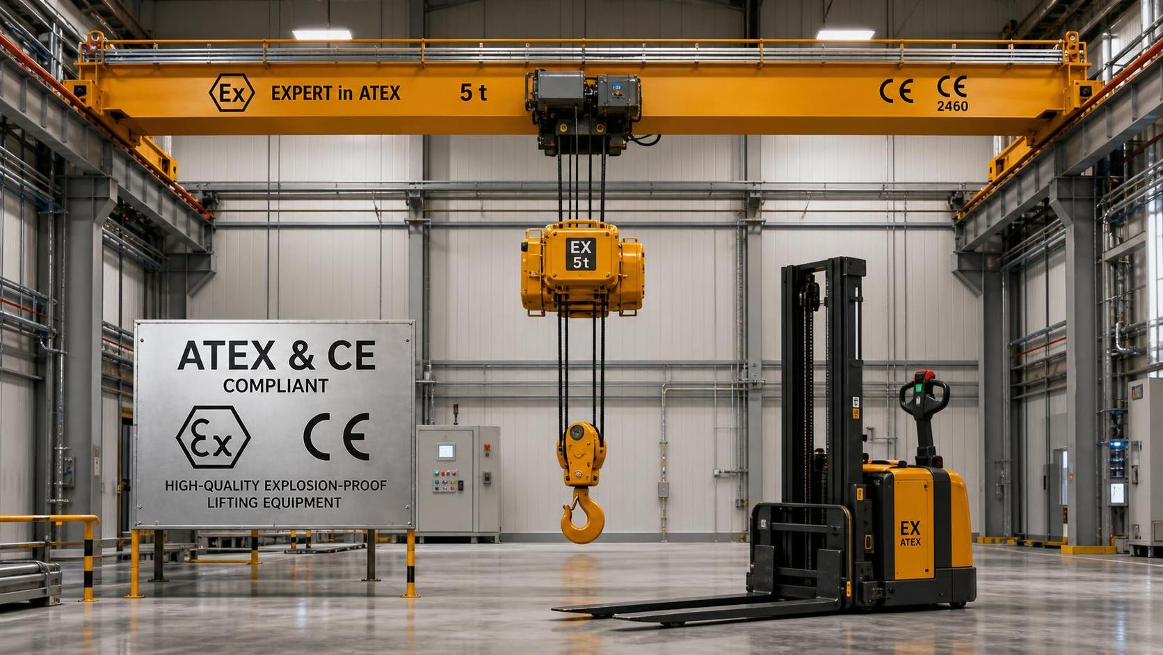 EU Dual CE ATEX Rule Starts for Explosion-Proof Cranes