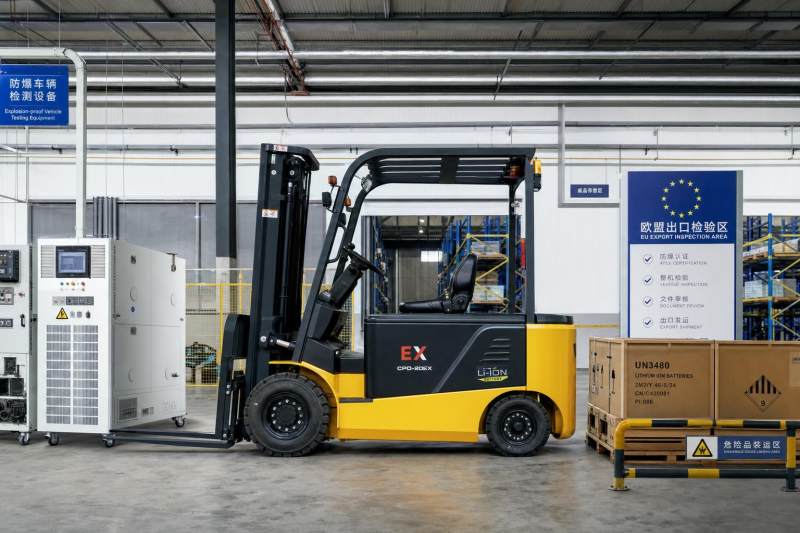EU CE-ATEX Rule Takes Effect for Ex-Proof Li-ion Forklifts