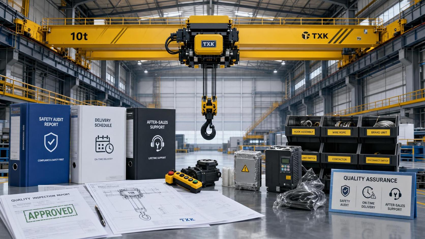 How to Evaluate an Industrial Lifting Equipment Manufacturer for Safety, Lead Time, and Support