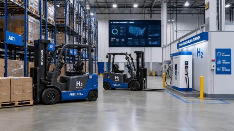 Are Hydrogen Forklifts Viable in the USA? Cost, Refueling, and Fleet ROI Explained