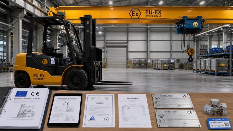 EU ATEX Update to Tighten Crane and Forklift Exports