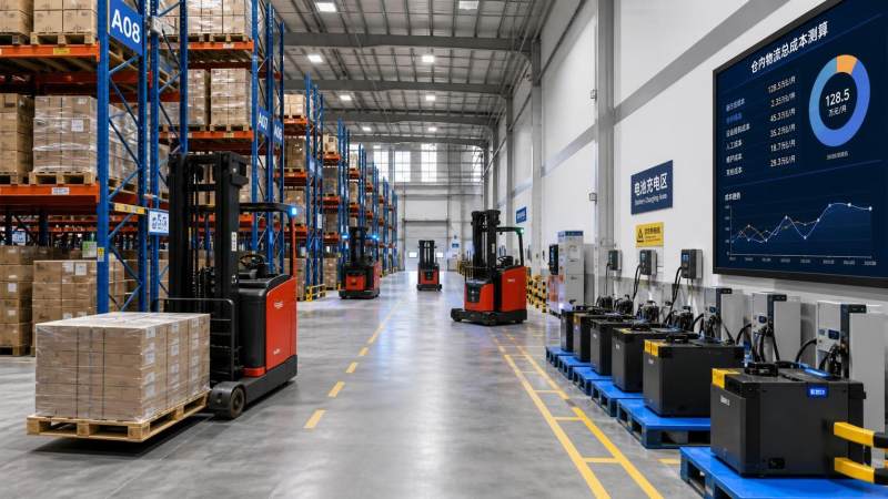 How to Calculate Intralogistics TCO for Forklifts Across Shifts and Battery Options