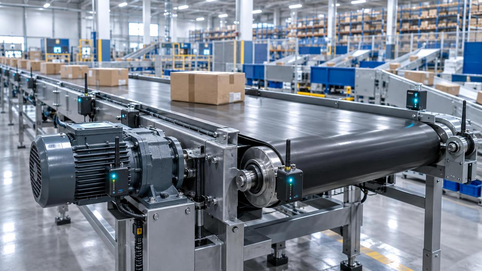 How does predictive maintenance reduce unplanned conveyor downtime in mining operations?