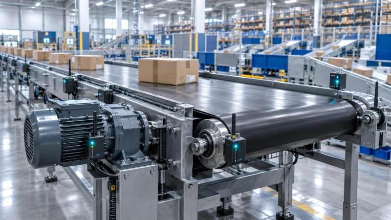 How does predictive maintenance reduce unplanned conveyor downtime in mining operations?