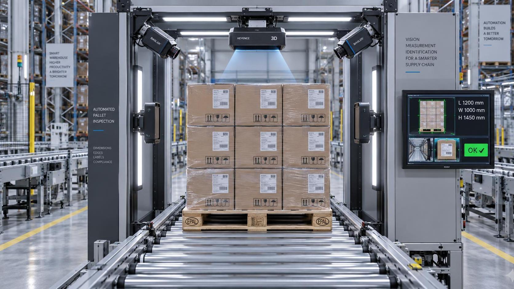 How to Select a Machine Vision System for Pallet Inspection in Automated Warehouses
