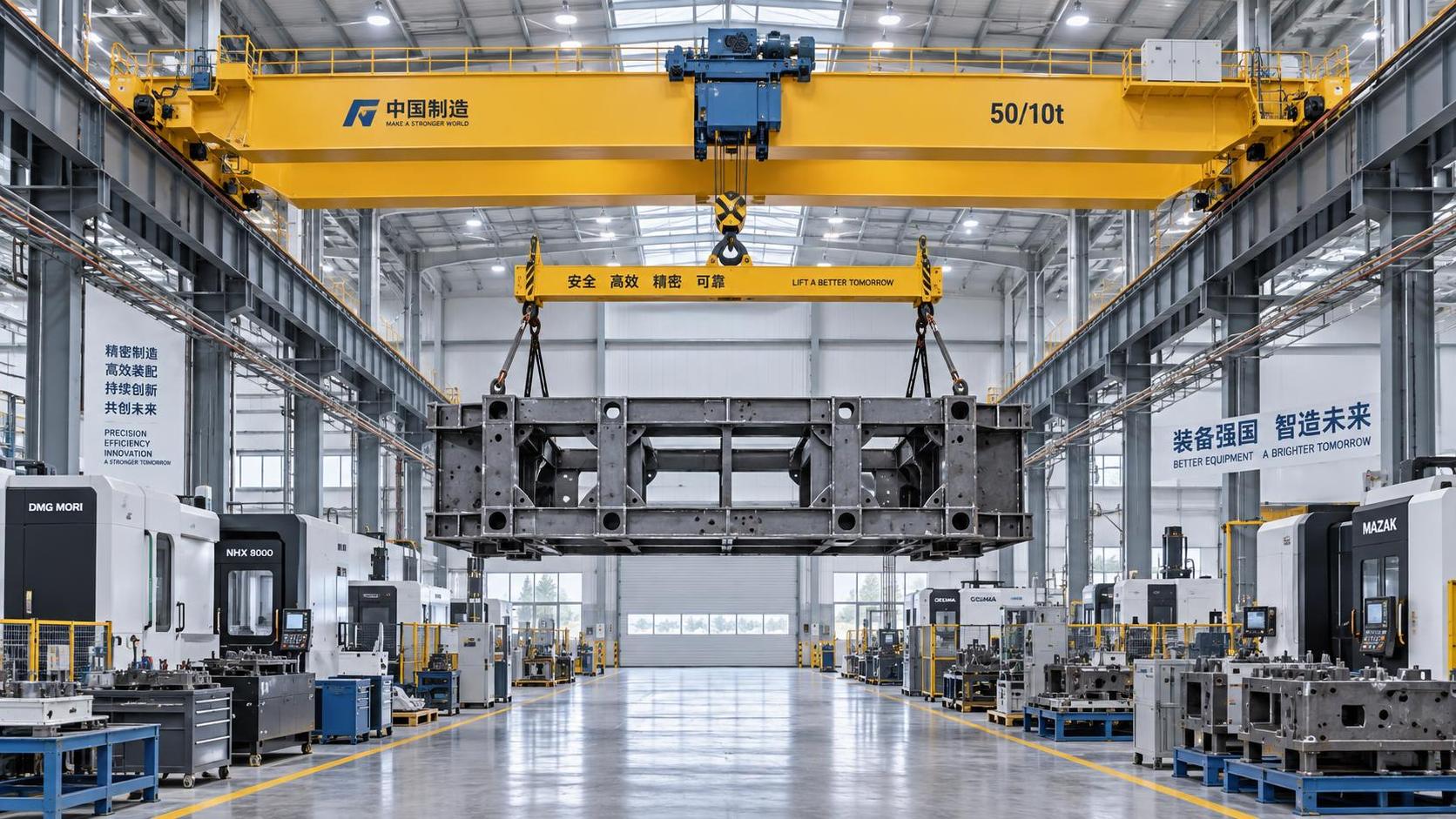 Are Overhead Bridge Cranes Suitable for Heavy Manufacturing Plants?