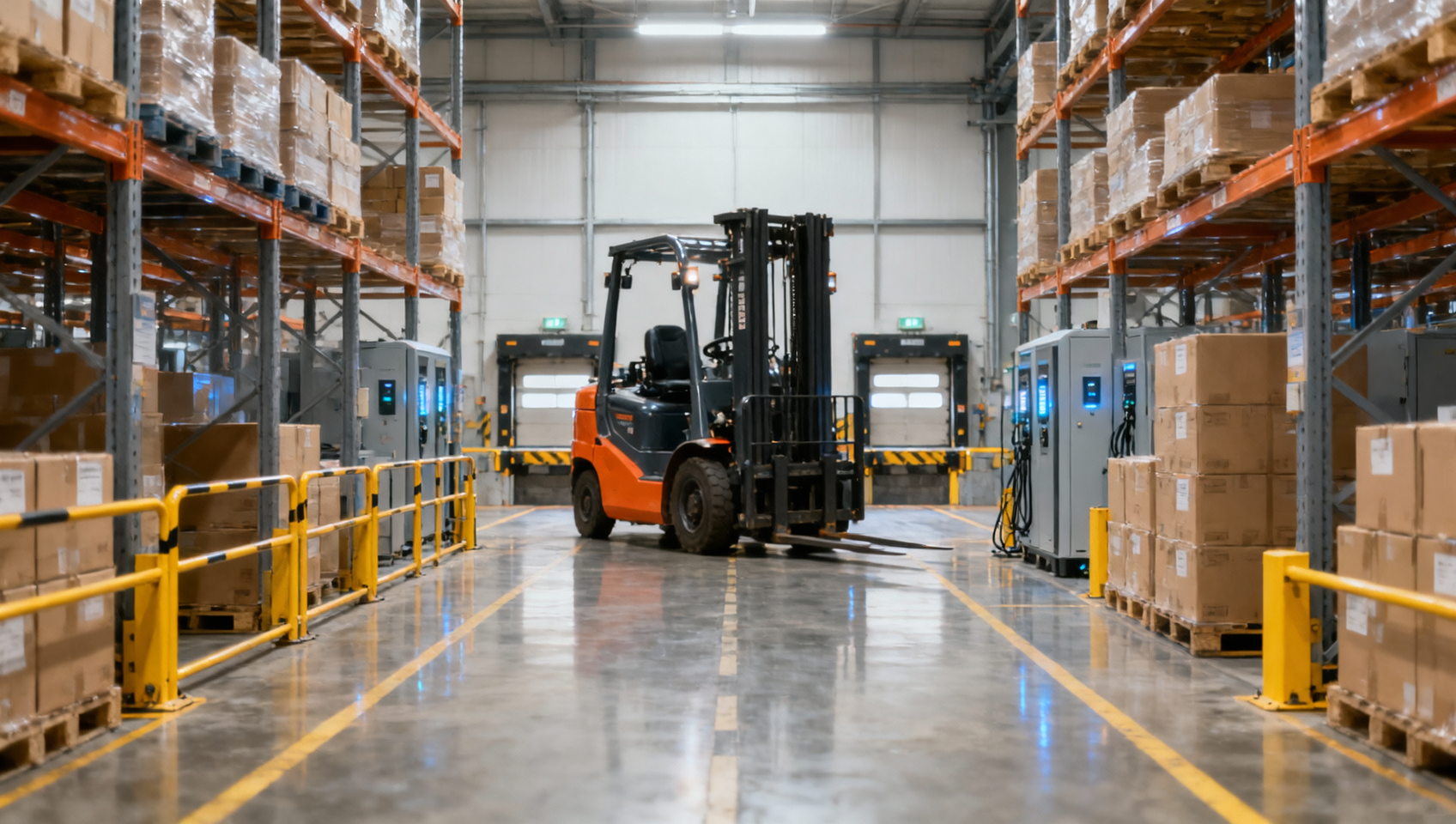 What should an OSHA warehouse safety checklist include before each shift?
