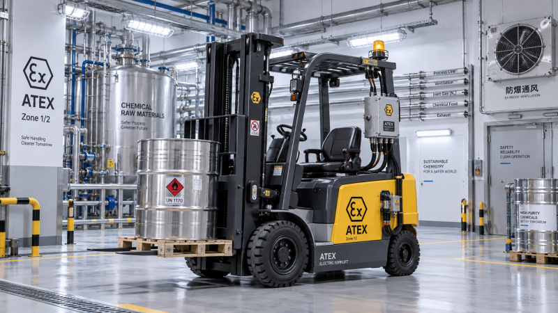 When does a lift need ATEX certification for hazardous areas?