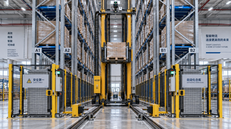 How to verify compliance for EN 528 safety in stacker cranes