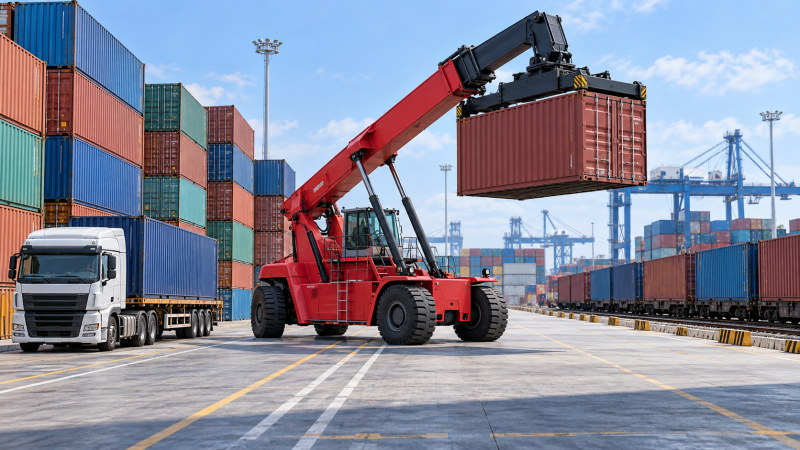 Where reachstackers add value in port operations and logistics