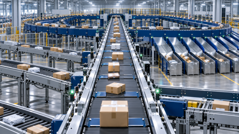 How to Size a Cross-Belt Sorter Conveyor for Peak Parcel Throughput