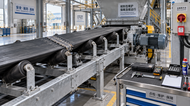 What Maintenance Schedule Does a High-Speed Belt Conveyor Need?