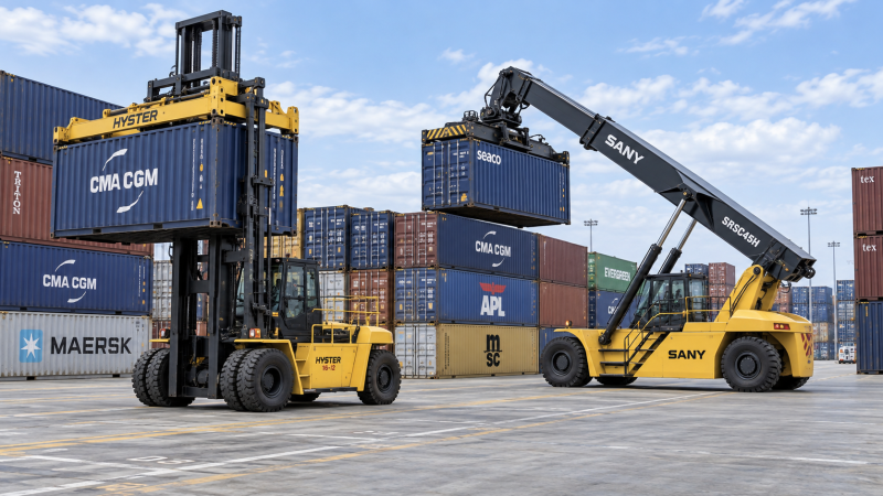 Heavy-Duty Forklifts vs. Reach Stackers for Loaded Container Handling