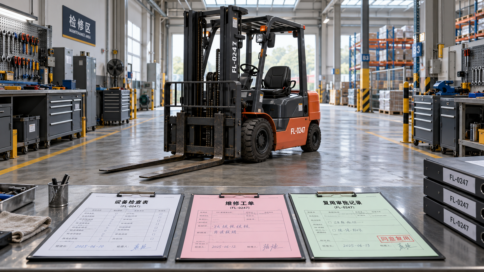 Forklift Audit Trails: Linking Inspections, Repairs, and Return-to-Service Records