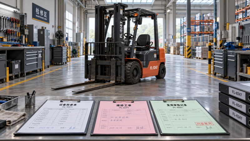 Forklift Audit Trails: Linking Inspections, Repairs, and Return-to-Service Records
