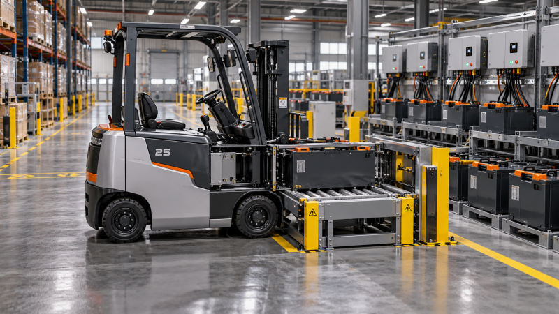 Forklift Battery Swap Systems: Sizing Spare Batteries for Three-Shift Operations