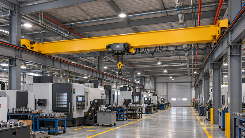 Choosing an Indoor Overhead Crane for Low Ceilings and Limited Floor Space