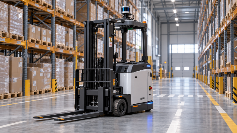 Hesai Introduces LiDAR and SLAM Solution for Forklift Route Operations Insights