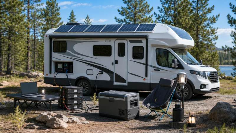 How to Size RV Solar Systems for Campers: Battery Capacity, Panel Wattage, and Daily Loads