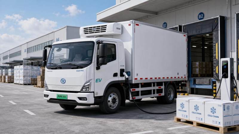 China Prioritizes Electric Cold-Chain Truck Renewal