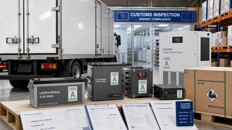 EU Battery Label Rule Hits RV Lithium Exports