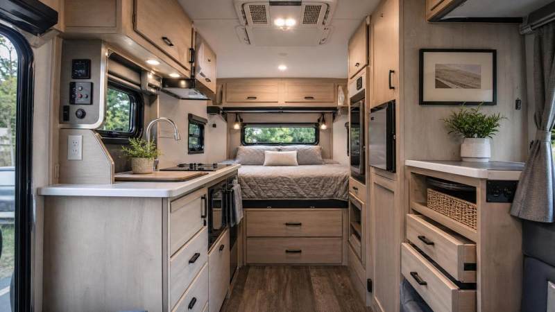 Mobile Living Interior Design Ideas for Small RVs: Layouts, Storage, and Daily Use