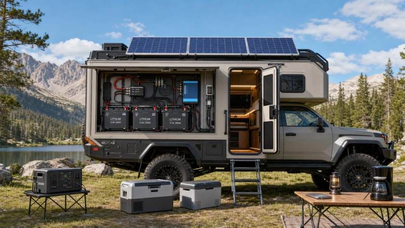 Vehicle Electrical Systems for RV: How to Size Batteries, Inverters, and Solar Input